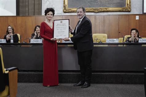 Entrega De T Tulo De Cidad Paulistana Sra Edna Vasselo Goldoni