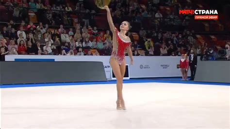 Arina Averina Hoop Final Grand Prix Moscow 2022 Youtube