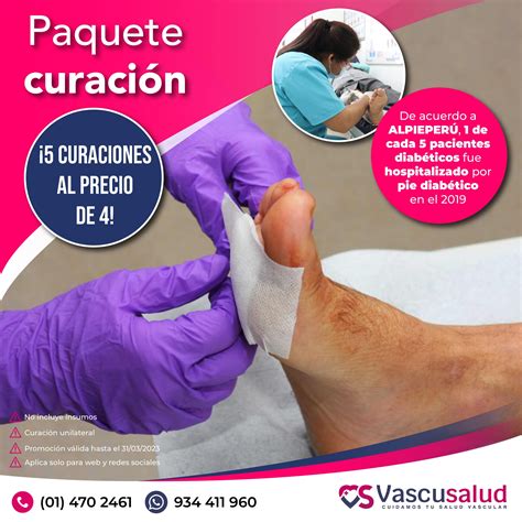 Promoción Paquete curación Vascusalud