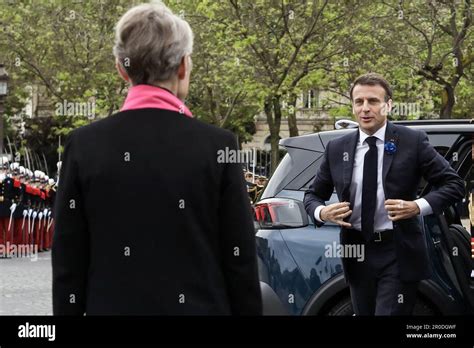 Le Pr Sident De La R Publique Emmanuel Macron Et La Premi Re Ministre