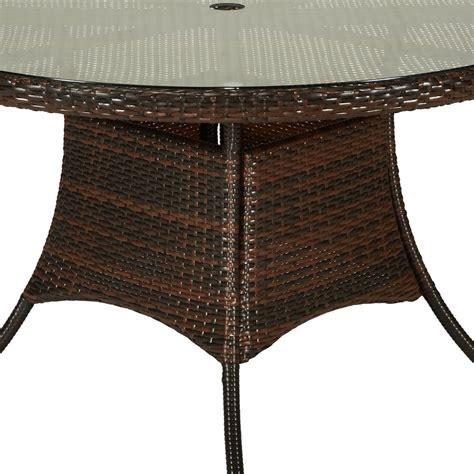 Thy - HOM Gita 6 Piece Wicker Dining Set - Modern Wicker Dining Sets ...