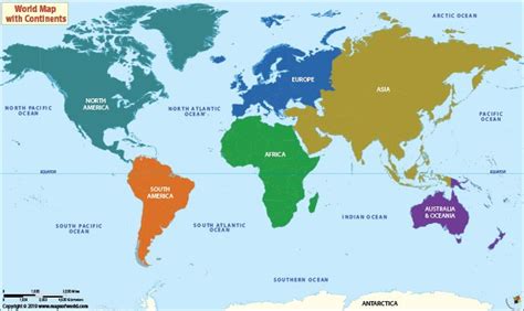 World Map, a Map of the World with Country Names Labeled World Map ...