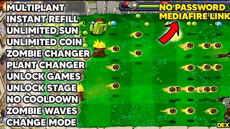 Plants Vs Zombies Mod Menu V 2 9 Multi Plant Pvz Mod Menu 2 9 09 New Version Youtube