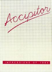 Alta High School - Accipitor Yearbook (Sandy, UT), Class of 1984, Cover