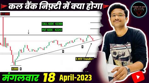 Nifty Prediction And Bank Nifty Analysis For Tuesday 18 April 2023