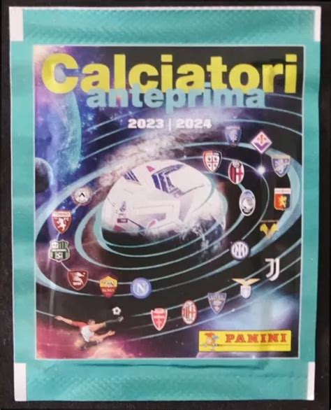 PANINI CALCIATORI ANTEPRIMA 2023 2024 Bustina Di Figurine Codice A