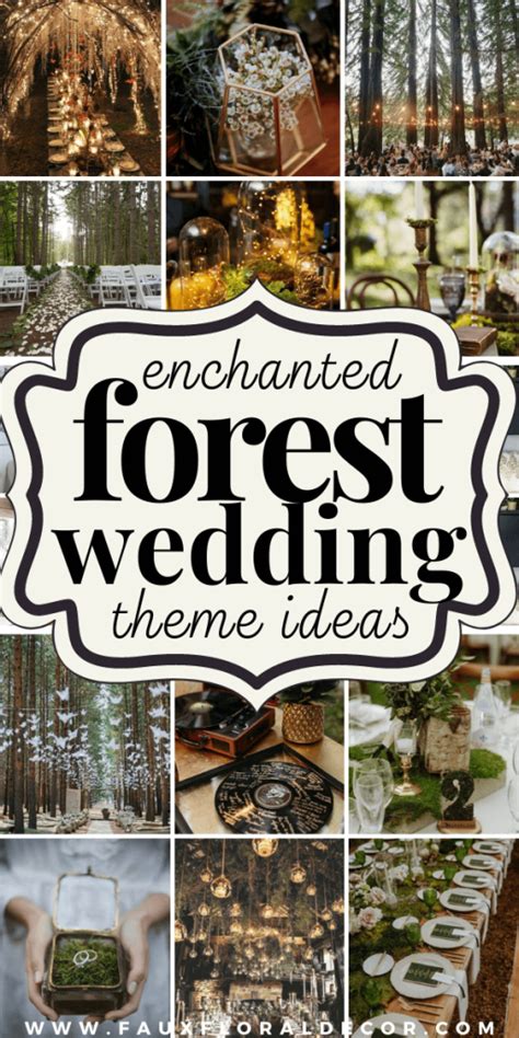 Enchanted Forest Wedding Theme Ideas For Some Real Life Magic