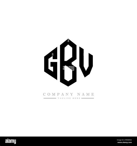 Gbv Letter Logo Design With Polygon Shape Gbv Polygon And Cube Shape