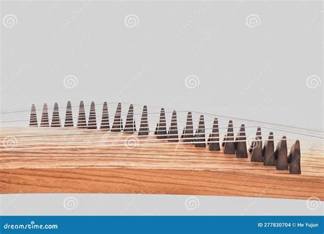 Chinese Zither Guzheng Chinese Folk Music Stock Photo - Image of table ...