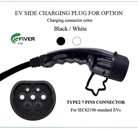 32A Portable Level 2 Type 2 IEC62196 Charging Plug EV Charger