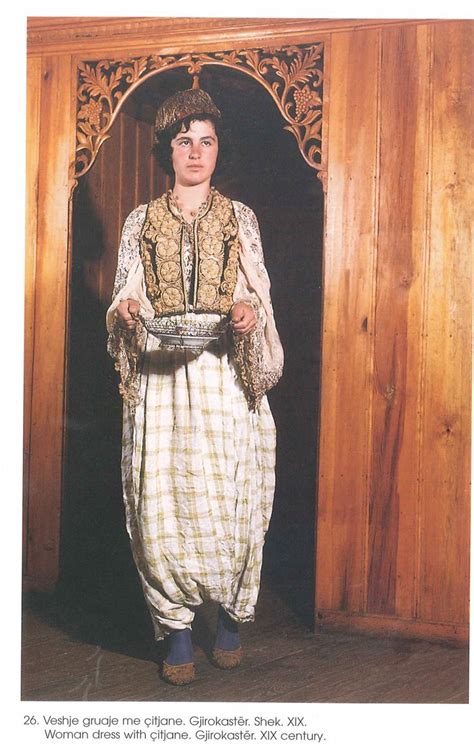 Albanian Folk Costumes Veshje Popullore Shqiptare Woman Dress With