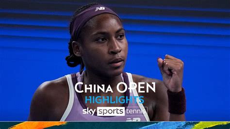 Coco Gauff vs Yuliia Starodubtseva | China Open highlights | Tennis ...