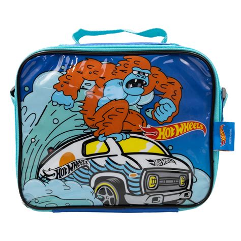 Ripley Set Piezas Hot Wheels Maleta Lonchera Cartuchera Azul