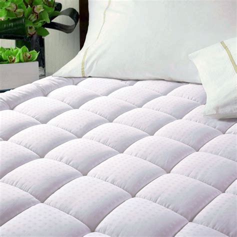 EASELAND Quilted Fitted Cooling Mattress Pad (Queen)-Mattress Cover ...