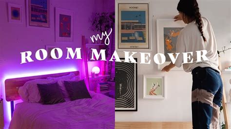 Bedroom Makeover Transformation Aesthetic Room Tour Youtube