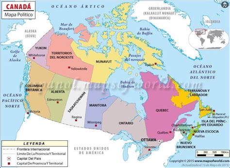 Mapa de canada – Artofit