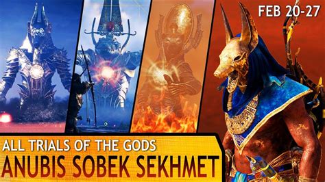 Assassins Creed Origins All Trials Of The Gods Feb 20 27 Anubissobeksekhmet Youtube