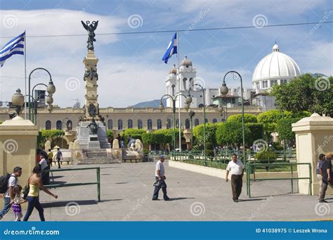 La Libertad Plaza In San Salvador Editorial Image Image Of Door