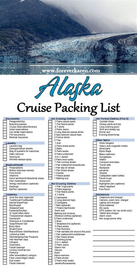 Ultimate Packing List For Cruising Alaska Artofit