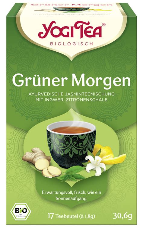 Yogi Tea Grüner Morgen bio 17Btl naturPur Shop