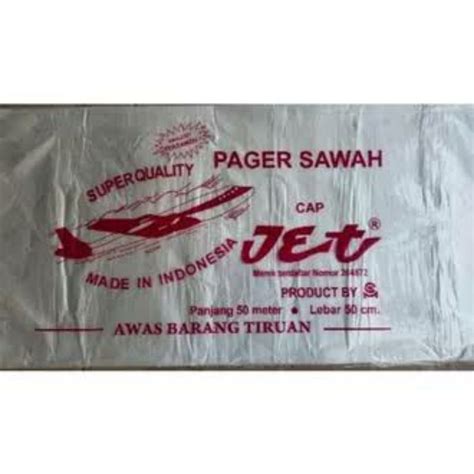 Jual Plastik Pagar Sawah Lebar 50cm Panjang 50meterplastik Sawah