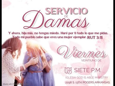 Culto De Damas Youtube