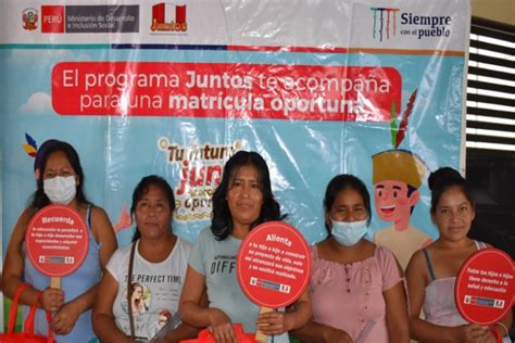 Campaña Matrícula extemporánea de Juntos combatirá deserción escolar