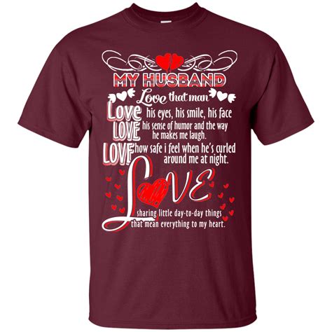 I Love My Husband Funny Valentine T Shirts