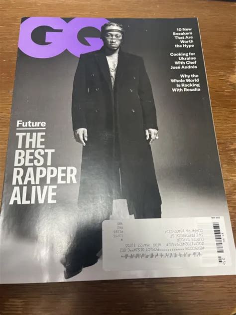 Gq Usa American Gq Mag May 2022 Future The Best Rapper Alive In Stock £1969 Picclick Uk