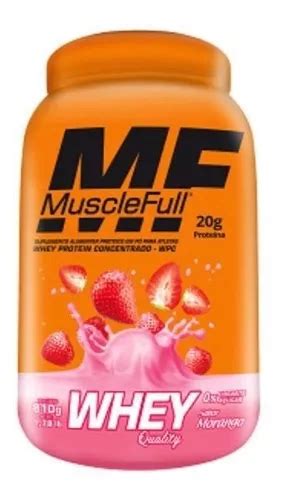 Whey Protein Quality Concentrado 810g Muscle Full MercadoLivre