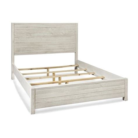 Shop Grain Wood Furniture Montauk Queen Solid Wood Panel Bed Free