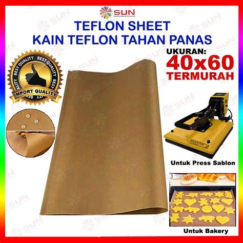 Jual Kain Tahan Panas Kain Teflon Kertas Teflon Alas Sablon Mesin