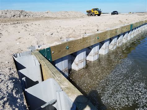 Vinyl Sheet Pilings For Bulkheads Retaining Walls Solutions