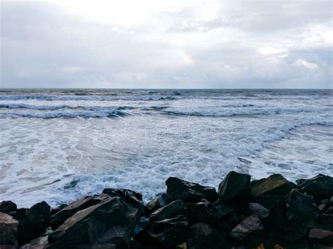 Photographing Rainy Day at the Beach Stock Photo - Image of water ...