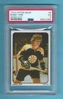 1974 Lipton Soup 8 Bobby Orr Boston Bruins PSA 3 VG R