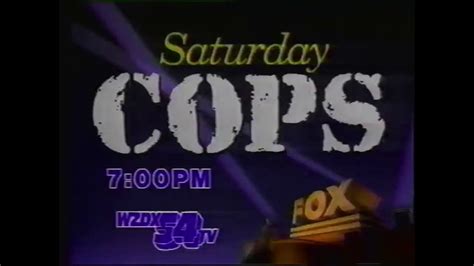 Cops Promo 1989 Wzdx Fox 54 Huntsville Alabama Youtube