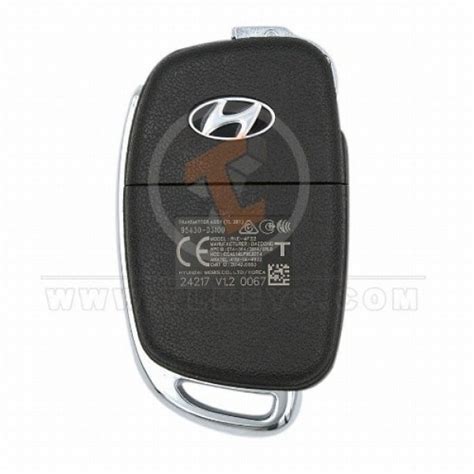 D Genuine Hyundai Flip Key Remote