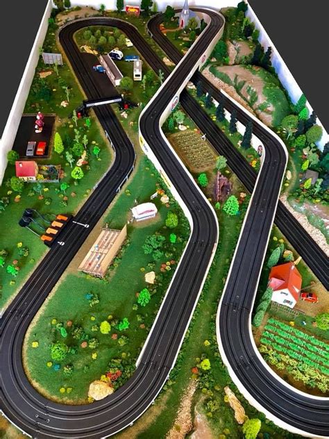 Ho Slot Car Racing Ho Slot Car Track Layouts 2 And 4 Lane Race
