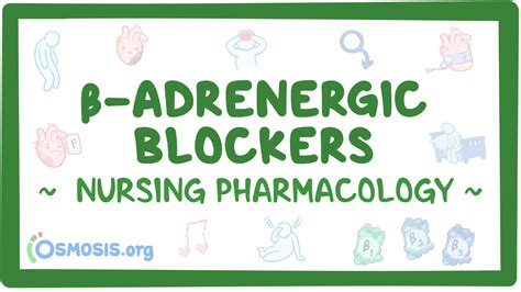 Beta Adrenergic Blockers Video Causes Meaning Osmosis