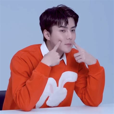 ᴛɪɴᴇ on Twitter RT milkteus sehun poking his cheeks is peak