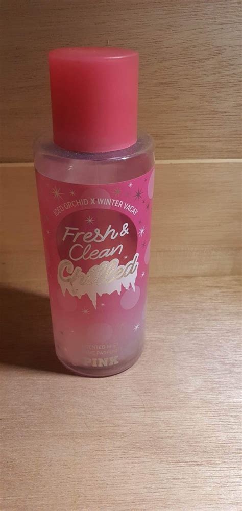 Authentic Fresh And Clean Chilled By Pink Victorias Secret Body Mist