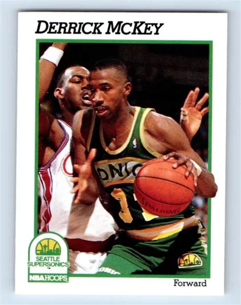 Hoops Derrick Mckey Seattle Supersonics Eur Picclick Fr