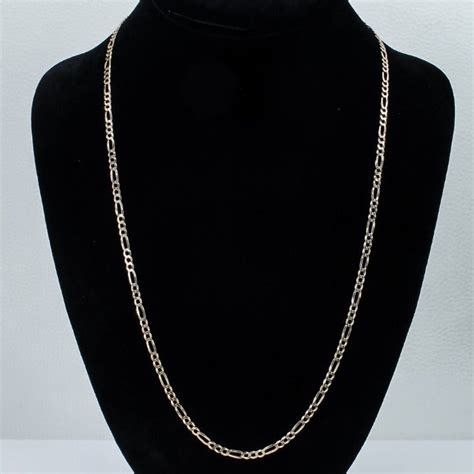 10k Yellow Gold Figaro Chain - A&V Pawn