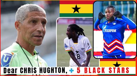 Dear Chris HUGHTON FIVE 5 BLACK STARS KINGPINS FOR AFCON 2024