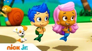 Мультик Гуппи и пузырики Лучшие сцены с Молли и Гилом Nick Jr Россия