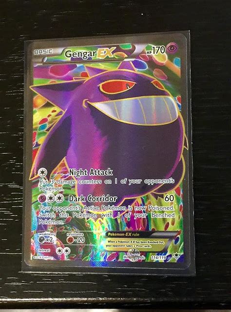 Pokemon Gengar Ex Full Art Xy Phantom Forces By Pok Mon