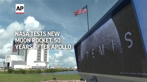 Nasa Tests New Moon Rocket 50 Years After Apollo