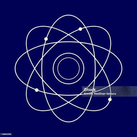 Atomic Nucleus Sign Symbol Atom Icon Stock Illustration Download