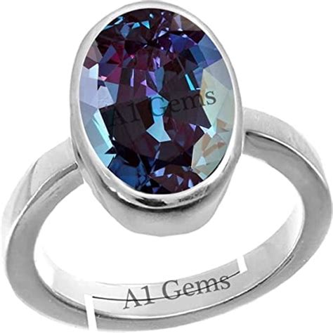 825 Ratti 743 Carat A Quality Alexandrite Gemstone Ring For Men And