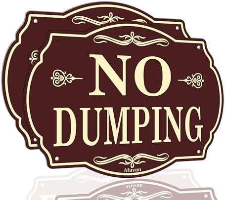 Amazon No Dumping Signs 10 X 7 No Garbage Sign Private Property